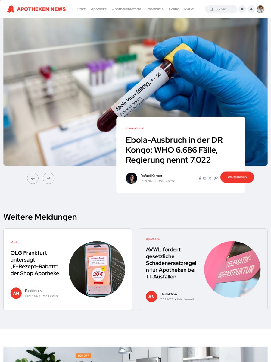 Apotheken News front page